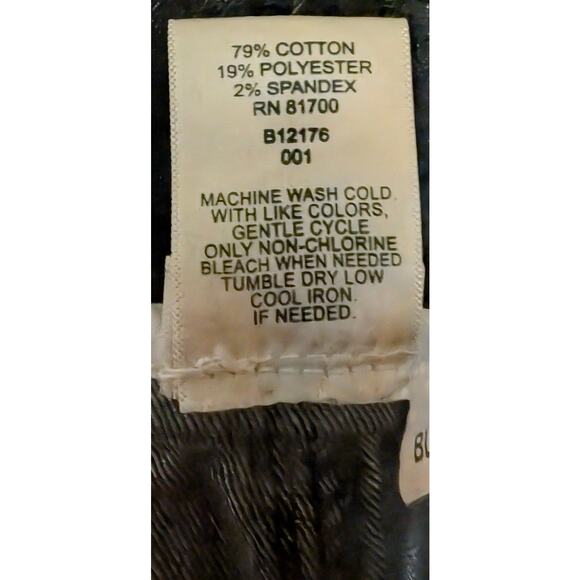 Blair Denim Jeans Capris Plus Size 20W 20 W Pockets Cropped Pants PullON Stretch - Picture 4 of 4